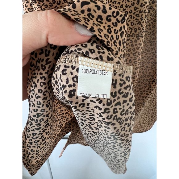 NWOT Rosebullet Leopard Print Blouse - Picture 6 of 6